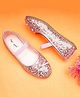 boyz n galz Sequin Embellished &  Bow Applique Detailed Ballerinas - Pink