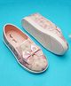boyz n galz Floral Bow Applique Detailed Casual Shoes - Pink