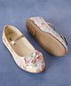 boyz n galz Floral Bow Applique Detailed Ballerinas - Multi