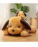 Tickles 40 cm Adroable Lying Dog with Baby Stuffed Soft Plush Animal Toy for Kids Baby Boys & Girls Birthday Gifts ( Color Brown)