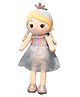 Tickles Cute Princess Queen Soft Stuffed Dolls for Kids Girls (Height 30 cm Color: Blue)
