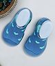 Infantso Forest Feet Anti-Skid Cotton Socks Shoes with Rubber Sole for Walking Babies & Toddlers - Light Blue