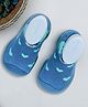 Infantso Forest Feet Anti-Skid Cotton Socks Shoes with Rubber Sole for Walking Babies & Toddlers - Light Blue