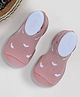 Infantso Forest Feet Anti-Skid Cotton Socks Shoes with Rubber Sole for Walking Babies & Toddlers  - Pink