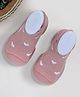 Infantso Forest Feet Anti-Skid Cotton Socks Shoes with Rubber Sole for Walking Babies & Toddlers - Pink