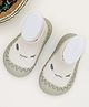 Infantso Teddy Toes Anti-Skid Cotton Socks Shoes with Rubber Sole for Walking Babies & Toddlers - Cream