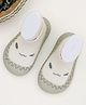 Infantso Teddy Toes Anti-Skid Cotton Socks Shoes with Rubber Sole for Walking Babies & Toddlers - Cream