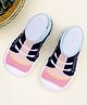 Infantso Candy Lace Anti-Skid Cotton Socks Shoes with Rubber Sole for Walking Babies & Toddlers - Pink