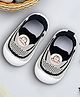 Infantso Knit Kicks Anti-Skid Cotton Socks Shoes with Rubber Sole for Walking Babies & Toddlers - Black