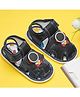 Boyz n Galz Solid Bow Applique Detailed Musical Sandals - Black