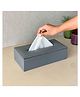 Coloured Tissue Box (Grey)