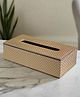 Braided Gold Tissue Box