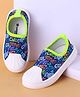 Cute Walk by Babyhug Slip On Casual Shoes With Text Print - Blue