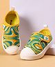 Cute Walk by Babyhug Casual Shoes with Velcro Closer & Abstract Closer - Yellow