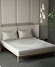 D Decor 100% Cotton Ethnic 145 TC King Bedsheet With 2 Pillow Covers - Beige