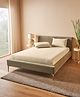 D Decor 100% Cotton Plains And Texture 180 TC King Bedsheet With 2 Pillow Covers - Beige