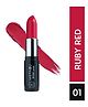 METABU Intense Moisture Satin Matte Lipstick 01 Ruby Red - 4.2 g