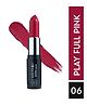METABU Intense Moisture Satin Matte Lipstick 06 Playfull Pink- 4.2 g