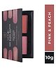 METABU Duo Blush Palette For Face Pink and Peach - 10g