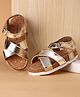 Babyoye Velcro Closure Sandals - Golden