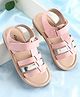 Babyoye Sandals with Velcro Closure - Pink