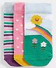 Mothercare Set Of 3 Striped & Floral Designed Socks - Multi Colour