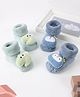 Kicks & Crawl Pack Of 2 Birds Designed Socks - Grey