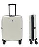 iCruze Foldable Cabin luggage,  22'' inch , Polycarbonated material , 5 years warranty, Waterproof , TSA Approve lock , light weight  Suitcase- Cream color