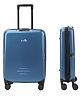 iCruze Foldable Cabin luggage,  22'' inch , Polycarbonated material , 5 years warranty, Waterproof , TSA Approve lock , light weight  Suitcase- blue colour