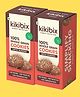 Kikibix Sattu Almond Cookies | High-Fiber, Low-Calorie Snack | No Maida, No Refined Sugar, No Preservatives | Made with Organic Jaggery | 130g x Pack of 2