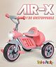 Air Kids Tricycle With Light & Music | Non-slip Pedals| Plug & Play Assembly  - Pink