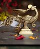 Servdharm Brass Peacock Single Wick Diya, 753 gm Pure Brass