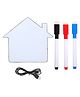 COZY VIBES Handwriting LED Light Box Light Up Erasable Message Board LED Lamp Party Decorations for Birthday etc - PACK OF 1 - COLOR MAY VARY