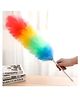 COZY VIBES Multipurpose Microfiber PP Duster for Glass, Fan, AC, Car Dashboard/Seat, TV, Fridge,Printer etc Cleaning Brush with Light Weight Durable Handle - PACK OF 1 - COLOR MAY VARY