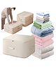 COZY VIBES Ultra Space Saving Self Compression Organizer, Heavy Duty Moving Bags, Compression Packing Cubes, Self Compression Moving Organizer Bags for Comforters Blankets and Clothes - PACK OF 1 - COLOR MAY VARY