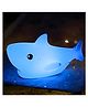 COZY VIBES Rechargeable Silicone Night Lamp - USB-Powered LED Night Light for Kids Bedroom & Study, Portable and Dimmable Night Lamp with Touch Control Breathing Light Shark Fish Lamp - PACK OF 1 - COLOR MAY VARY
