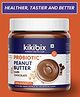 Kikibix Dark Chocolate Natural Peanut Butter | No Added Sugar, Added Probiotics, High Protein, All-Natural, No Unhealthy Fats | 340g x Pack of 1