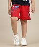 Kidsville Marvel Avengers Featuring Spiderman Printed Shorts - Red