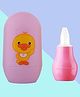 The Cheeky Kidzz Baby Manicure Pedicure Grooming Nail Egg Kit 4 In 1 & Nasal Vacuum Suction Nose Aspirator Teether (Pink)