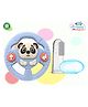 The Cheeky Kidzz Baby Soft Silicone Bristles Finger Toothbrush With Panda Wheel Shape Teether Teething BPA Free (BLUE)