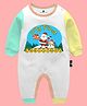 The Peppy Tend 100% Cotton Christmas Theme Full Sleeves My First Christmas Text Printed Romper - Multi Colour