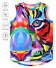Pine Active Sleeveless High Stretch T-Shirt Abstract Print - Multicolour