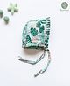 Cocoon Care Leaves Designed Cap - Green