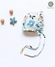 Cocoon Care Bamboo Cotton Muslin Floral Printed Cap - Multi Colour