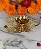 Amaya Decors Leaf Brass Dia With Handle