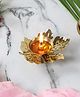 Amaya Decors Maple Leaf Brass Dia