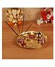Amaya Decors Om Brass Pooja Thali Set of 8