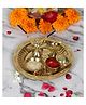 Amaya Decors Small Brass Pooja Thali