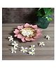 Amaya Decors Pink & Gold Flower Urli