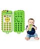 FunBlast Dino Remote Shaped Silicone Teether Toy for Babies Pack of 1 - Green
